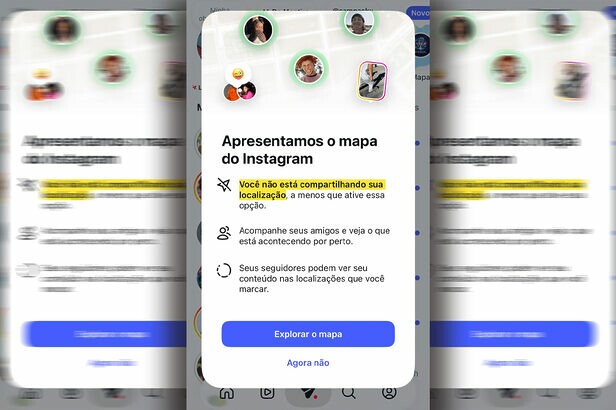 Instagram libera no Brasil ferramenta de compartilhamento de localização (Créditos: Reprodução)