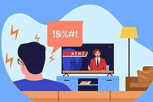 Segundo pesquisa do Digital News Report, 47% dos brasileiros simplesmente evitam notícias e, no digital, somente 15% pagam pelo conteúdo (Crédito: cred-MVshop/Shutterstock)