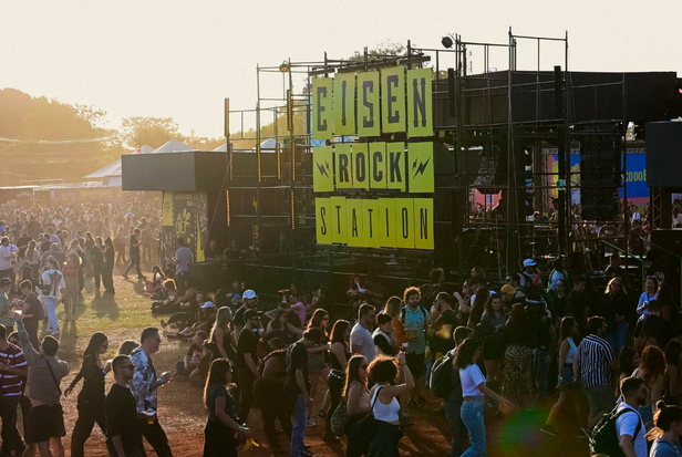 Palco Eisen Rock Station da Eisenbahn no João Rock (Créditos: Divulgação)
