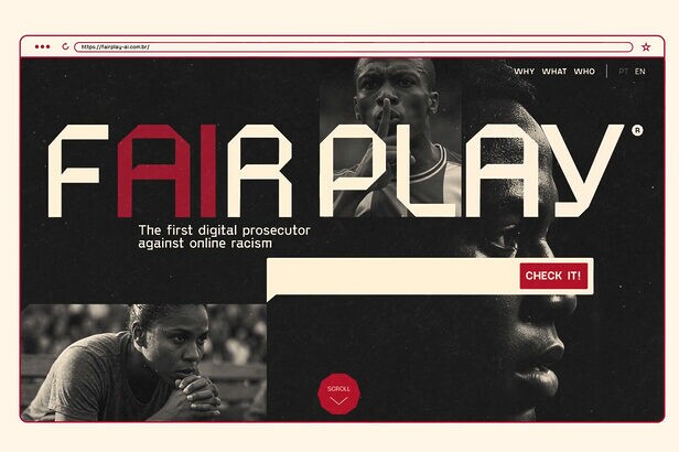 Contra o racismo, "Fair Play", da Ogilvy Heath Nova York para o Ministério Público do Distrito Federal e Territórios, ganhou 2 Loões em Cannes
