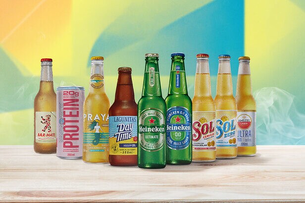 +Equilíbrio, plataforma do Grupo Heineken, com os rótulos sem álcool, sem glúten e funcionais (Créditos: Divulgação)