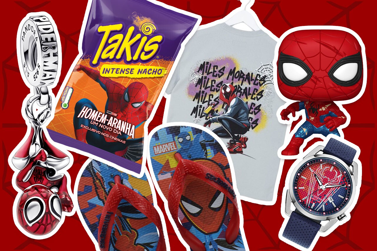 Homem-Aranha: Um Novo Dia inspira produtos, campanhas e experiências de diferentes marcas (Crédito: Divulgação)