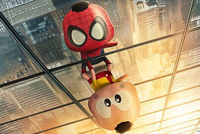 Cascão vira Homem-Aranha em campanha do novo filme