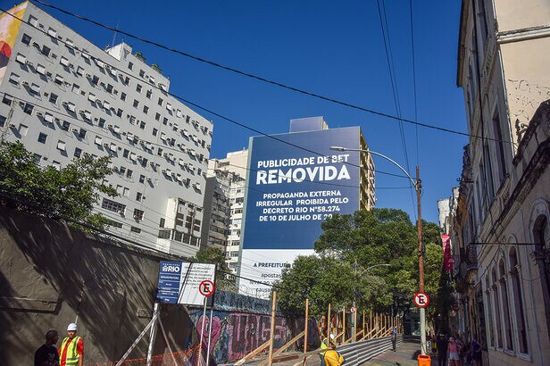 Rio de Janeiro já retirou as peças publicitárias de bets dos espaços públicos