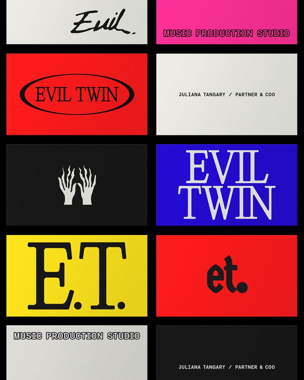 Nova identidade visual da Evil Twin