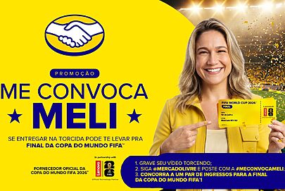 Mercado Livre levará torcedor à final da Copa do Mundo