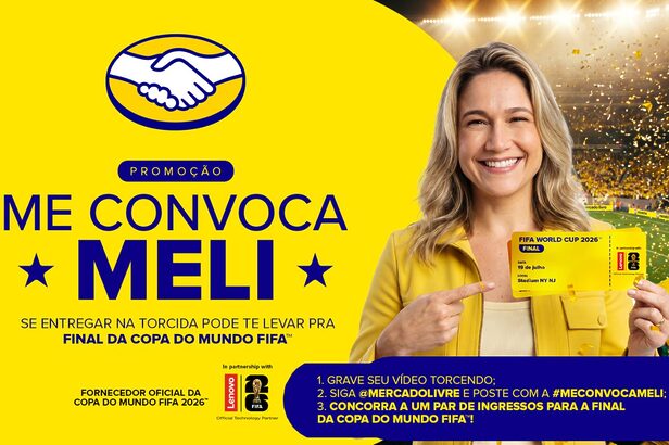 Ação #MeConvocaMeli vai levar um fã e acompanhante para assistir à grande decisão em Nova York (Crédito: Divulgação)