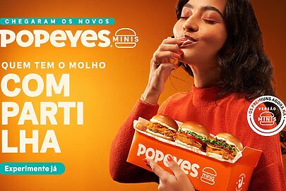 Popeyes convida duplas a provarem seus novos Minis
