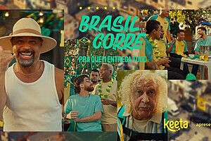 Keeta convoca lendas do futebol