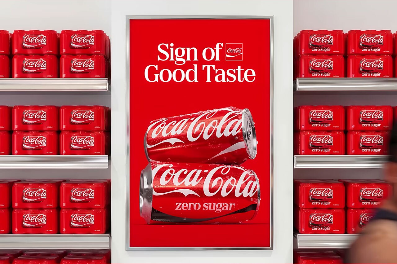 Coca-Cola lança novo visual: 200 mercados recebem identidade global
