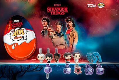 Stranger Things inspira nova coleção de Kinder Joy