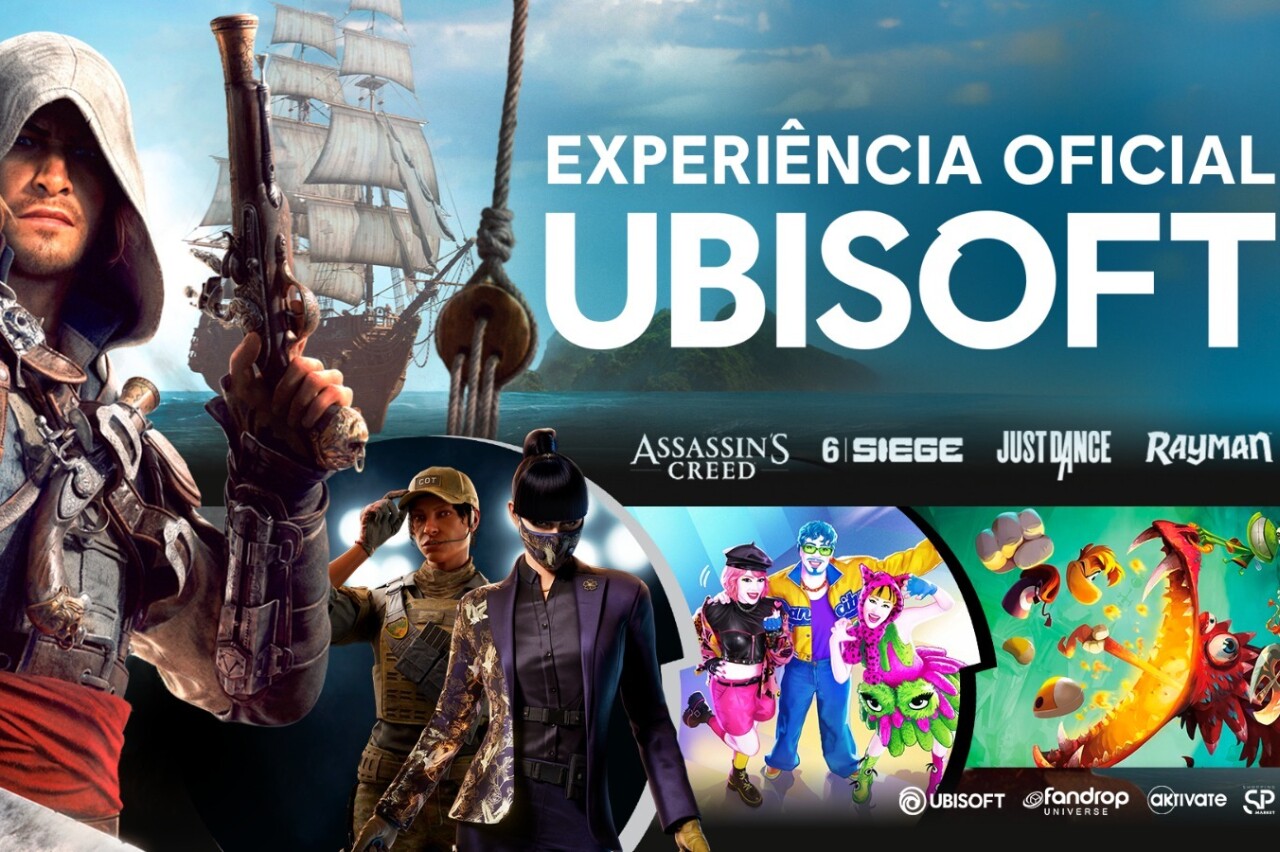 Ubisoft reúne franquias em pop-up store em São Paulo