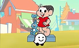 Waze se une a MSP Estúdios e cria roteiros para visitar estátuas da Turma da Mônica (Crédito: Reprodução)