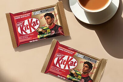O propósito por trás do novo KitKat com Gabriel Bortoleto