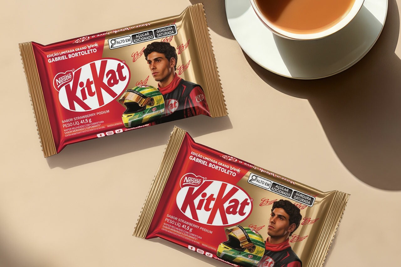 O propósito por trás do novo KitKat com Gabriel Bortoleto