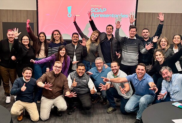 O workshop SOAP Apresentações foi um dos principais temas aplicados para equipes da BASF