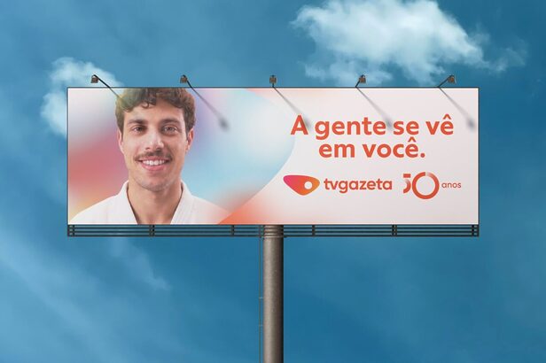 Nova identidade visual acompanha celebração dos 50 anos da TV Gazeta e reforça conexão com os capixabas (Crédito: Divulgação)