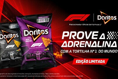 Doritos aposta em edição limitada em parceria com a F1