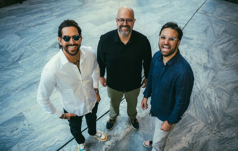 Felipe Pezzoni, Guilherme Grigol e Guido Galera