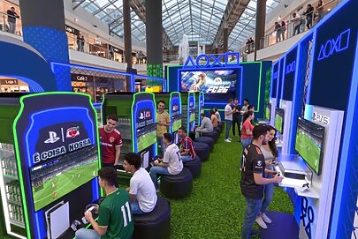 Guaraná Antarctica e PlayStation criam arena gamer em SP