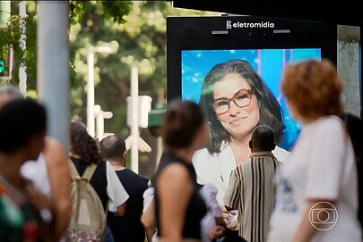 Jornal Nacional e SP2 levam conteúdo às telas da Eletromidia