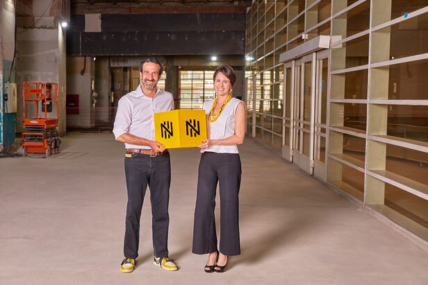 Benjamin Ramalho, CEO do Tim Out Market Brasil, e Thais Nicolau, diretora de marketing da Nomad