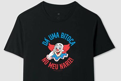 SBT cria coleção de camisetas do Bozo com Loja 90