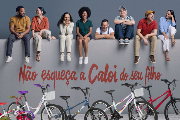 Caloi retoma conceito de campanha dos anos 80 para estimular brincadeiras entre pais e filhos (Crédito: Divulgação)
