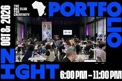 Africa Creative sedia Portfolio Night 2026 em São Paulo