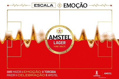 Amstel lança “Escala de Emoções” na Copa Libertadores