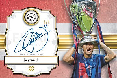 Neymar Jr. vira cards, figurinhas e licenciados na Topps