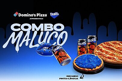 Domino’s investe no Halloween com pizza que pinta a língua