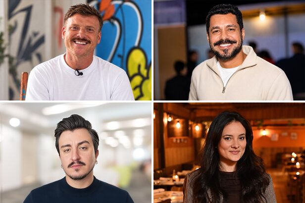 Rafael Sandro, Eduardo Coutinho, Renato Perez e Thalia Camacho (Crédito: Divulgação)