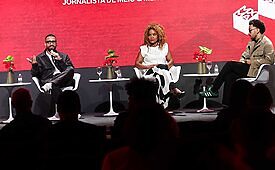 Konrad Dantas e Gilvana Viana falam como a música se tornou parte da estratégia das marcas (Crédito: Eduardo Lopes/Máquina da Foto)
