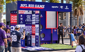 Ativação da NFL no Maracanã reúne experiências para os fãs antes da partida entre Cowboys e Ravens (Crédito: Divulgação)