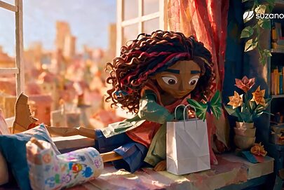 Milà cria “efeito borboleta” em comercial da Suzano