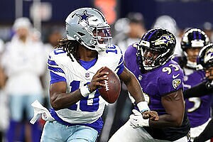 Dallas Cowboys e Baltimore Ravens se enfrentam no Maracanã pelo NFL Rio Game, no dia 27 de setembro (Stacy Revere/Getty Images)