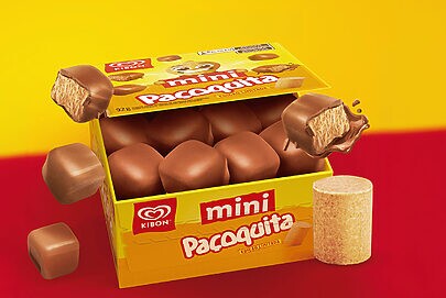 Kibon e Paçoquita expandem bombom de sorvete pelo Brasil