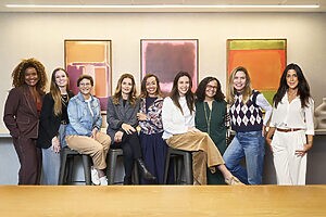 Gilvana Viana, Camila Costa, Monica de Carvalho, Maria Laura Nicotero, Regina Augusto, Fabiana Manfredi, Alessandra Souza, Valeria Soska e Juliana Roschel são as integrantes do primeiro mandato do conselho de Women to Watch (Crédito: Arthur Nobre)