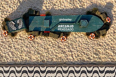 Globoplay leva submarino de “Arcanjo Renegado” a Copacabana