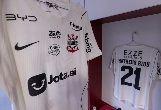 Corinthians substitui bet por empresa de IA no patrocínio master da Camisa (crédito: Divulgação)