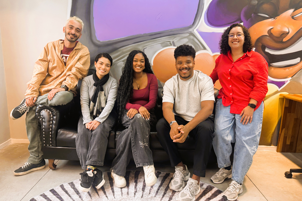 : Vitor Almeida, Nicolle Loiola, Sarah Archanjo, Caio Leite e Izabela Morais (Crédito: Divulgação)