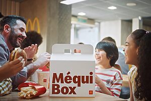 McDonald's lança campanha da Méqui Box com a Galeria para destacar refeições e momentos em grupo (Crédito: Divulgação)