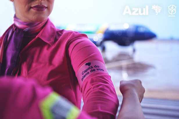 Com W3haus, Azul leva conscientização aos voos e aos gramados com a Seleção Feminina (Crédito: Divulgação)