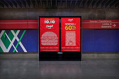 iFood promove caça à cupons no Metrô de São Paulo