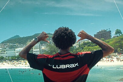 Lubrax volta ao Flamengo com filme, promoção e novo produto