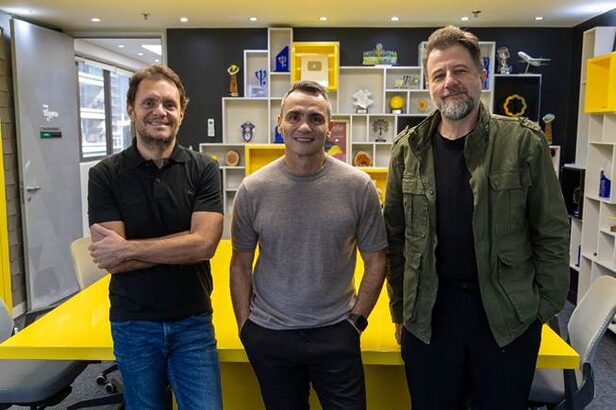 Da esquerda para direita: Maurício Kotait, Renato Costa e Alessandro Martineli (Crédito: Divulgação)