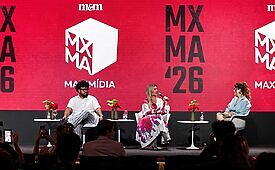 Fatima Pissarra e Ricardo Silvestre falam sobre o dinamismo da Creative economy (Crédito: Máquina da Foto)