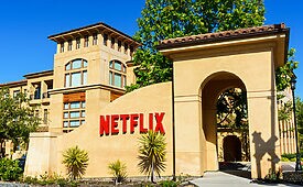 Sede da Netflix em Los Gatos, Califórnia: qual é a avaliação do mercado depois dos resultados? (Crédito: MichaelVi/Stock_Adobe)