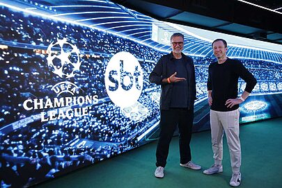 SBT tem quatro patrocinadoras para transmissão da Champions